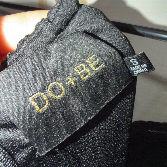 Do + Be Black Strapless Peplum Romper Women’s Small Elegant Party Outfit - Picture 3 of 6